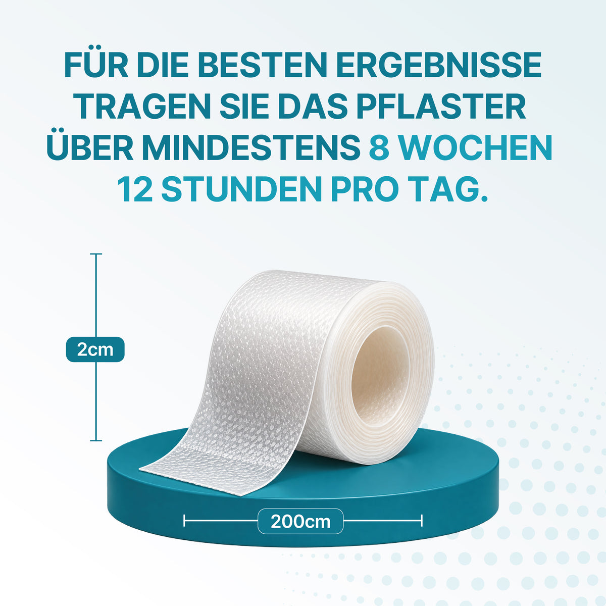 Anwendungshinweis zur Tragezeit wird gegeben.