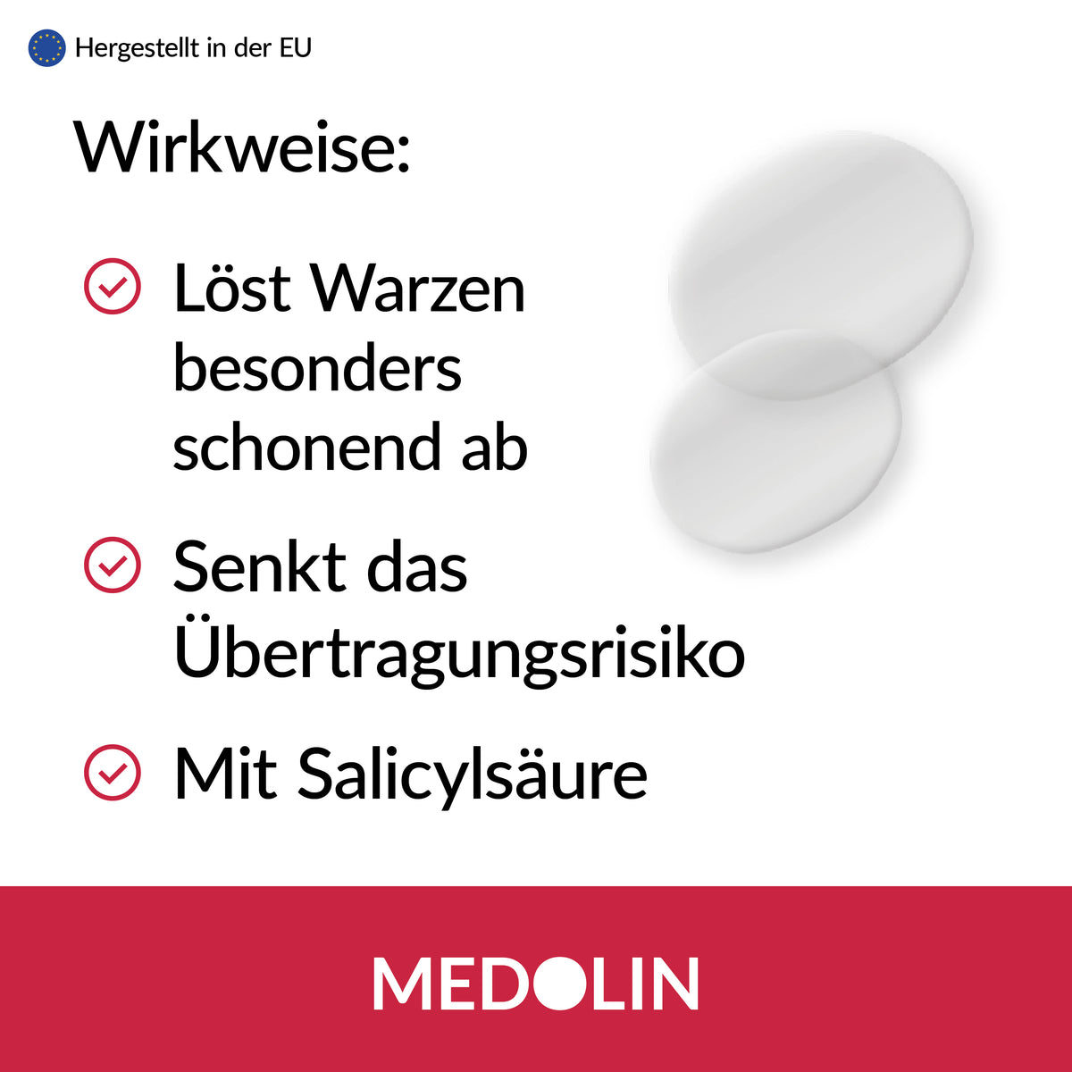 2x Medolin Warzenpflaster