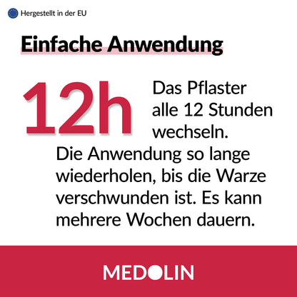 2x Medolin Warzenpflaster