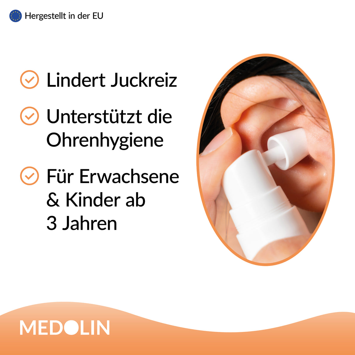 3x Medolin Anti Ohrenschmalz