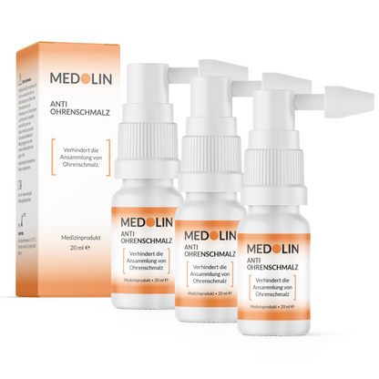 3x Medolin Anti Ohrenschmalz