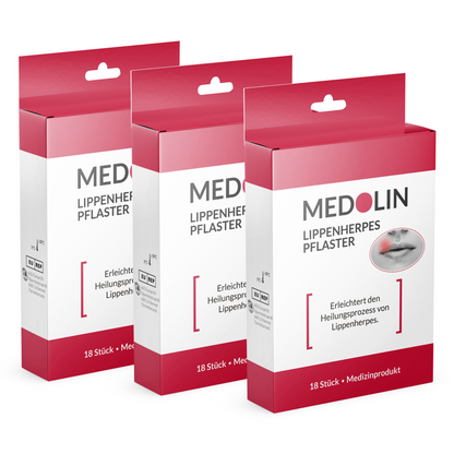 3x Medolin Lippenherpes Pflaster