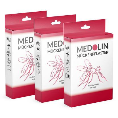 3x Medolin Mückenpflaster