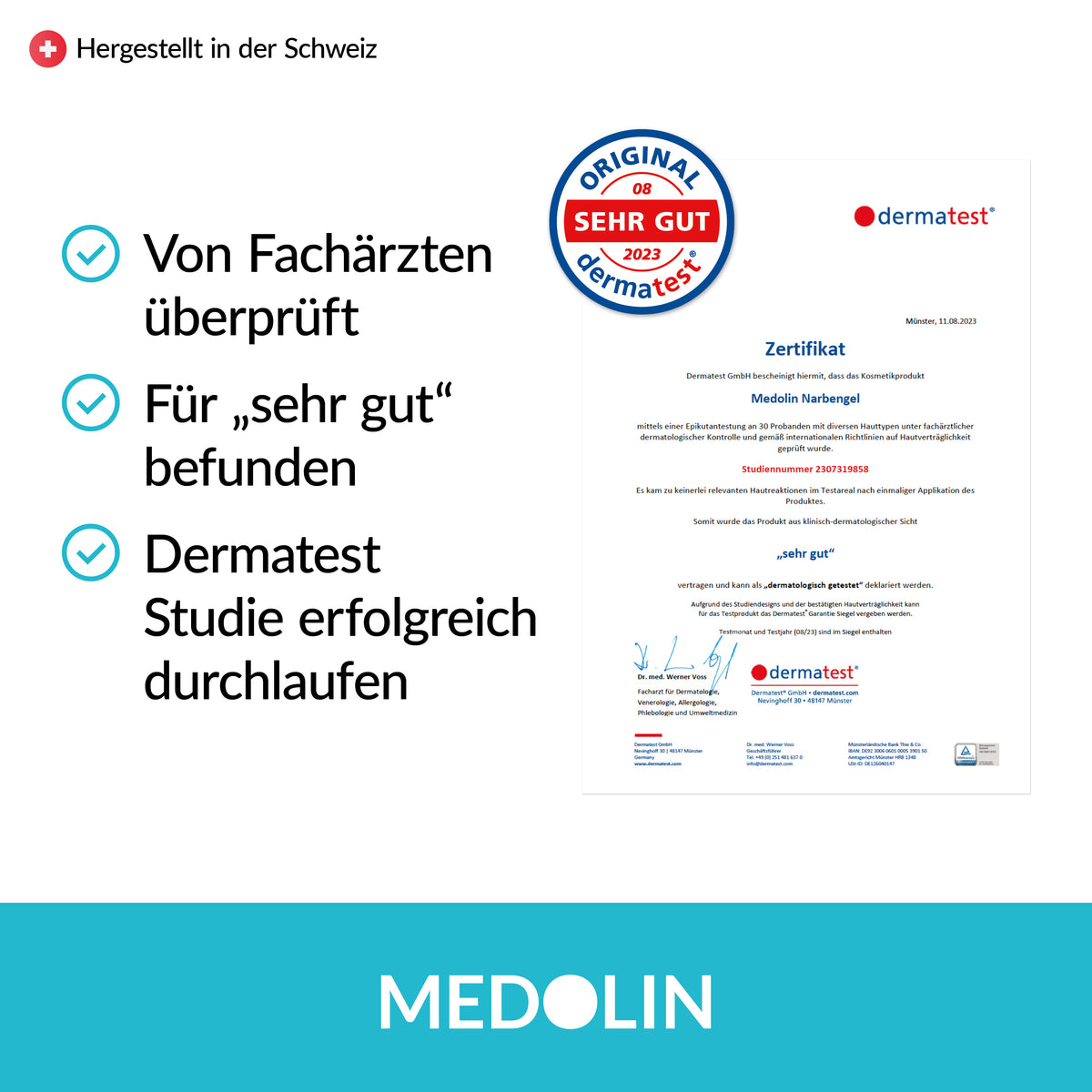 3x Medolin Narben Gel