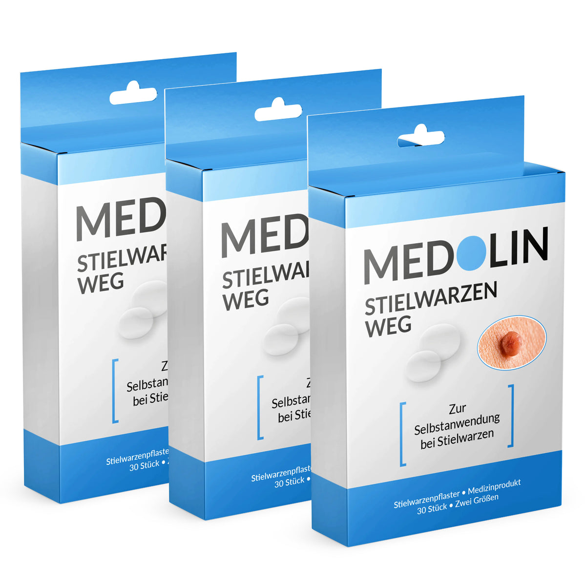 3x Medolin Stielwarzen Weg